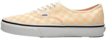 Vans Stijlvolle stoffen sneakers met metalen oogjes Yellow Heren