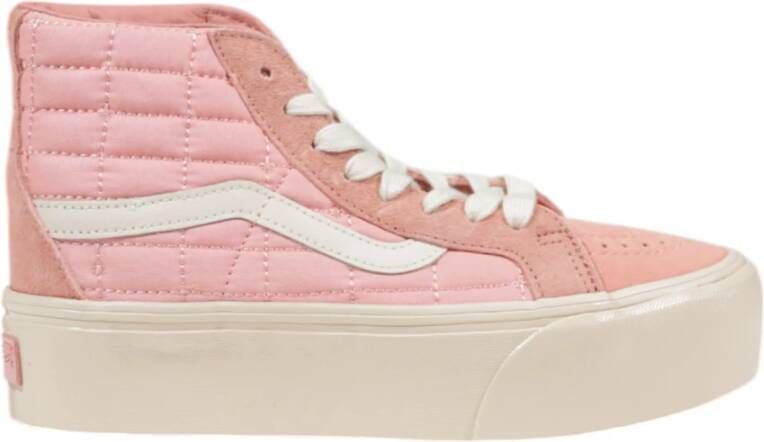 Vans Suede Leren Damesschoenen Herfst Winter Collectie Pink Dames