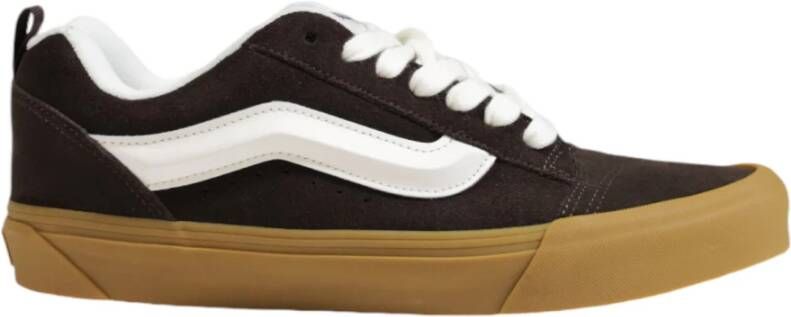 Vans Suede Leren Herenschoenen Herfst Winter Collectie Brown Heren