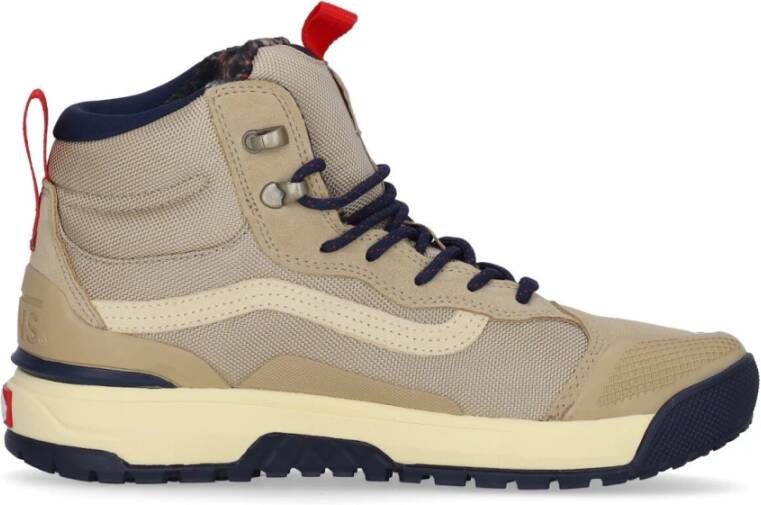 Vans Taupe Hoge Outdoorschoen Mannen Beige Heren