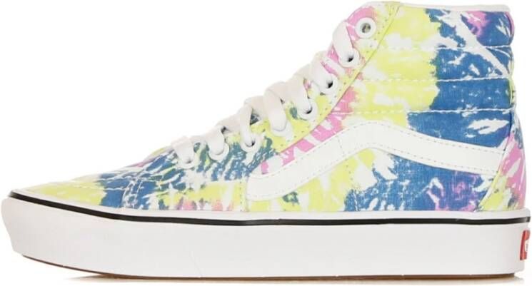 Vans Tie-Dye High Top Sneaker White Heren