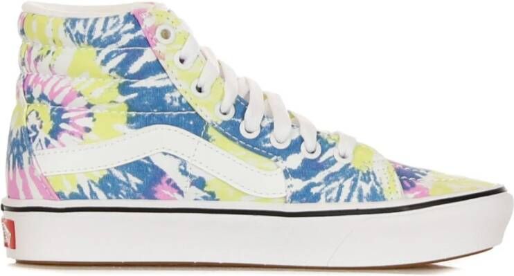 Vans Tie-Dye Hoge Sneakers Orchidee Wit Multicolor