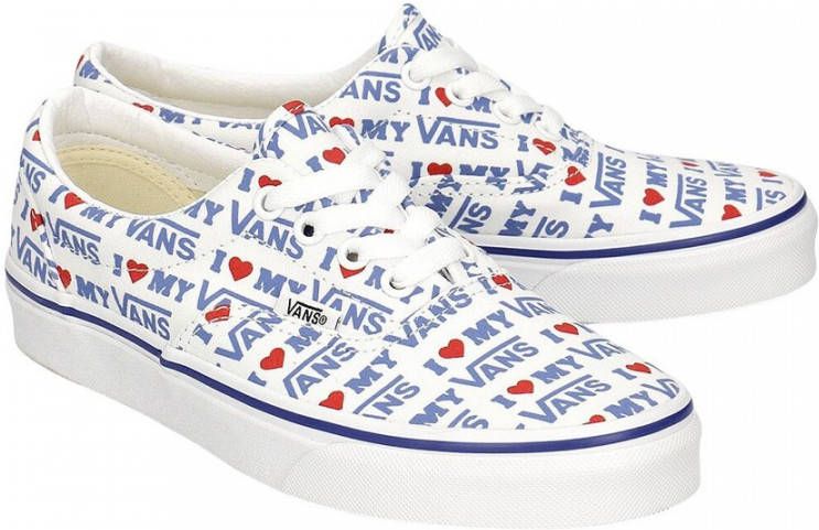 Vans Era Dames Schoenen White Textil Foot Locker