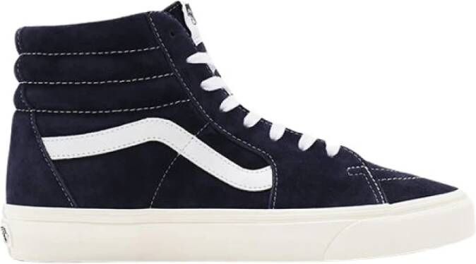 Vans UA SK8-Hi Pig Suede Sneakers Blauw Heren