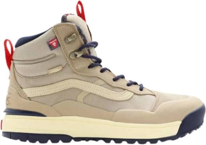 Vans Taupe Hoge Outdoorschoen Mannen Beige Heren