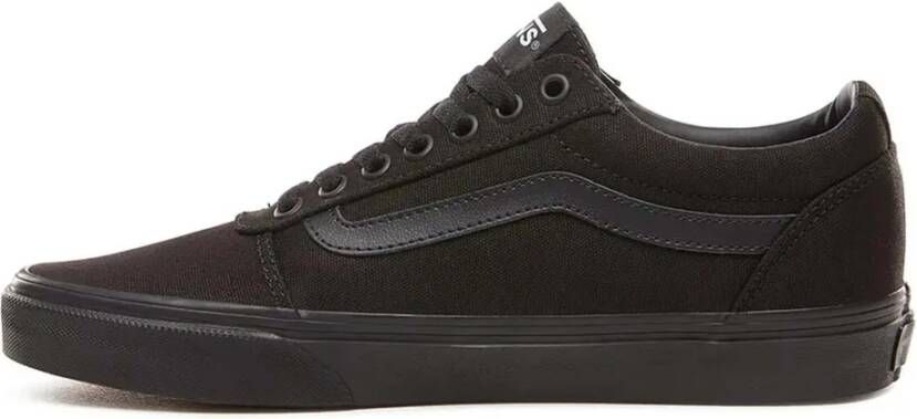 Vans Canvas Lage Sneakers voor Heren Black Heren