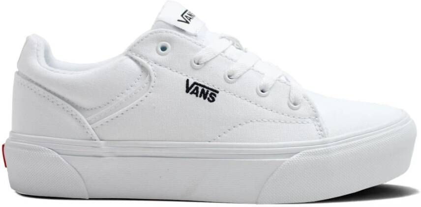 Vans Wit Zwart Platform Sneakers White Dames