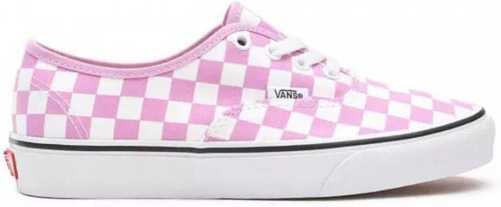 Vans Geruite Orchidee Lage Sneakers Pink Dames