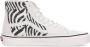 Vans Zebra High-Top Sneaker Lace-Up White Heren - Thumbnail 1