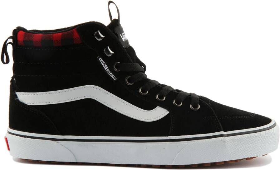 Vans Zwart Rood Filmore Hi Top Sneakers Black Heren