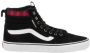 Vans Zwart Rood Filmore Hi Top Sneakers Black Heren - Thumbnail 1