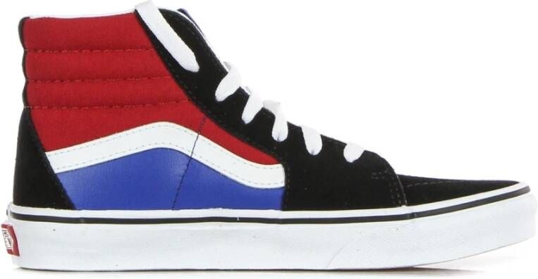 Vans Zwarte Leren Hoge Top Sneakers Multicolor Heren