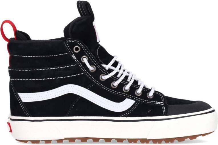 Vans Stijlvolle Leren Sneakers voor Vrouwen Black Dames