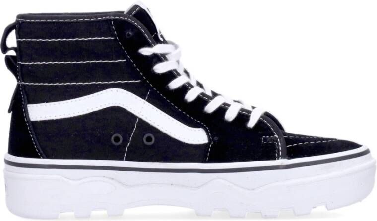 Vans Zwarte Witte Sentry Sk8-Hi WC Sneakers Black Dames