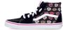 Vans Zwart Roze Sk8-hi Sneaker Liefde Black - Thumbnail 1