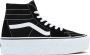 Vans Zwart Wit Tapered Skate Schoenen Black Unisex - Thumbnail 1