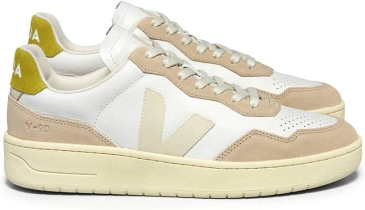 Veja Aegean Project Leren Sneakers Beige Dames