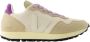 Veja Beige Nylon Sneakers Ronde Neus Beige Dames - Thumbnail 1