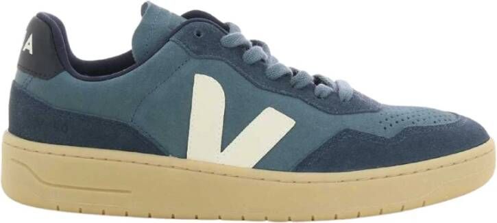 Veja Blauwe Herensneakers V-90 Stijl Blue Heren