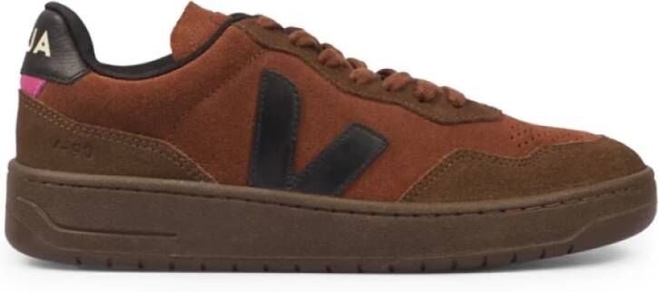 Veja Bruin en zwart gecombineerde sneakers Brown Dames