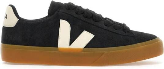 Veja Campo Bold Leren Sneakers Black Heren