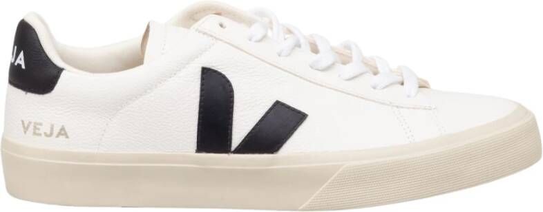 Veja Campo Chromefree Leren V Sneakers Wit Heren