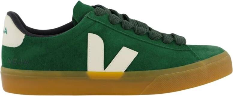 Veja Campo Suede Sneakers Green Heren