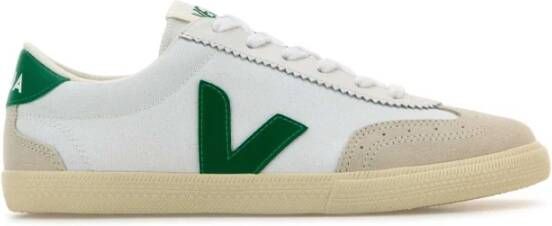 Veja Canvas Volley Sneakers in Wit Multicolor Dames