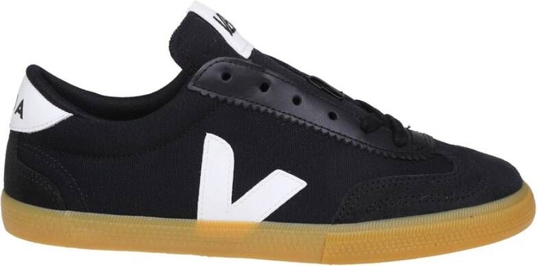 Veja Canvas Volley Sneakers Zwart Black Dames