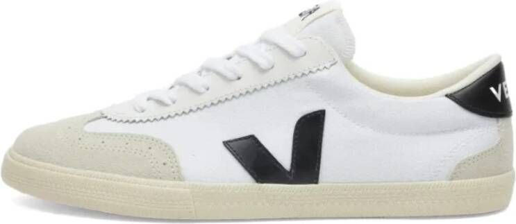 Veja Canvas White Black Sneakers White Heren