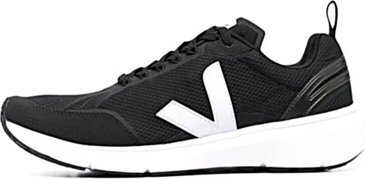 Veja Zwarte en Witte Condor 2 Alveomesh Sneaker Black