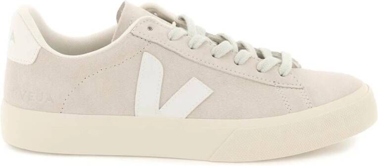 Veja Chromevrije Leren Campo Sneakers Gray