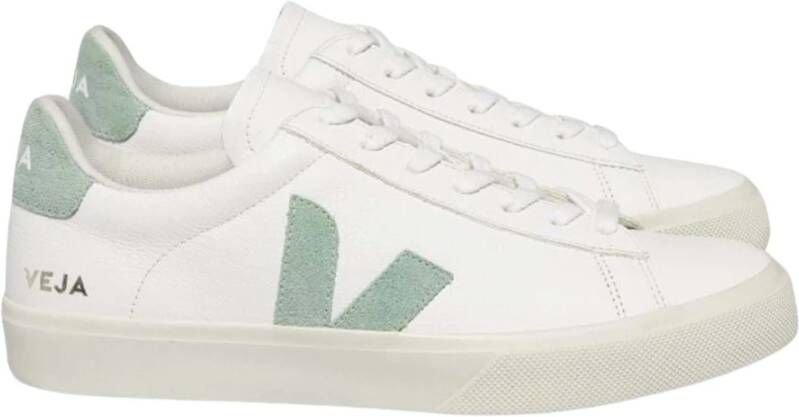 Veja Chromevrije Leren Sneakers in Creme White Dames