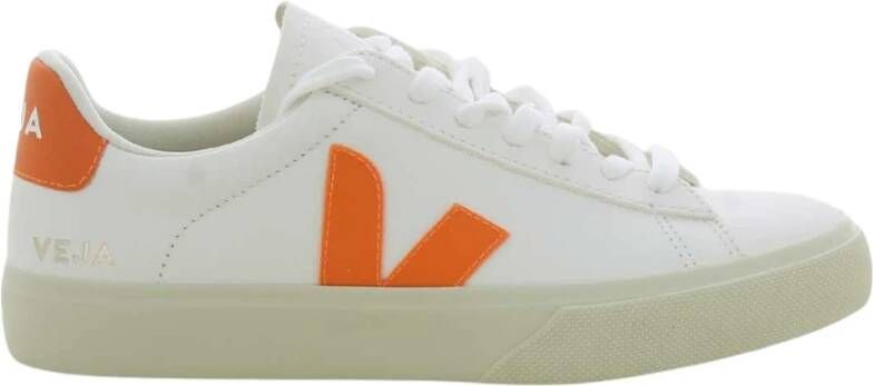 Veja Dameschoenen Oranje Campo D White Dames