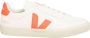 Veja Leren Logo Sneakers Vetersluiting Ronde Neus White - Thumbnail 9