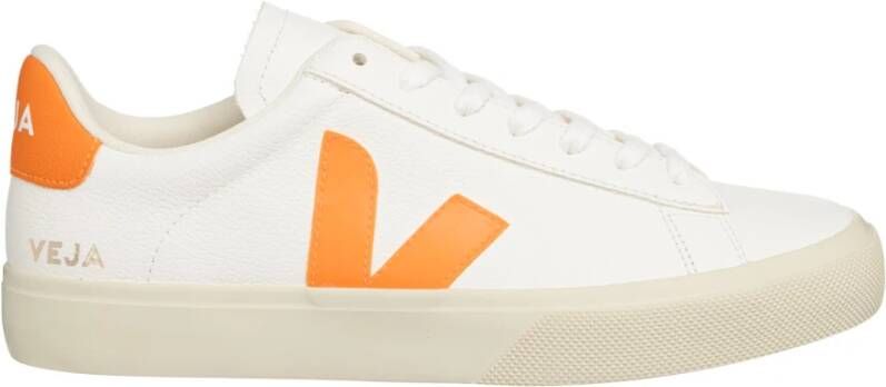 Veja Eenvoudige Vetersluiting Sneakers White Dames