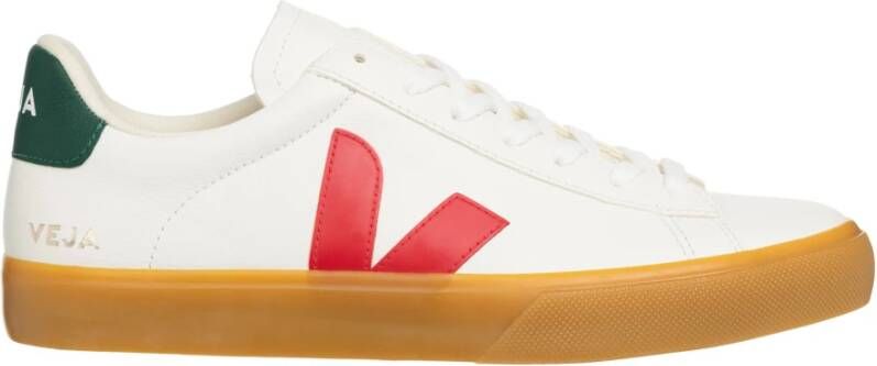 Veja Eenvoudige Vetersluiting Sneakers White Heren