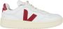 Veja Geperforeerde Leren Sneakers Wit White Dames - Thumbnail 1