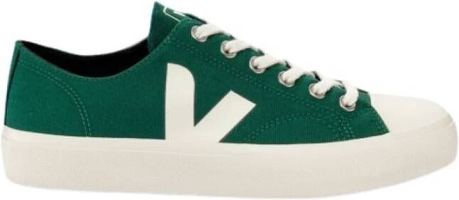 Veja Groene Biologisch Katoenen Sneakers Groen Heren