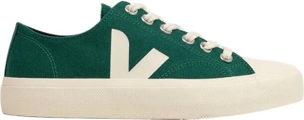 Veja Canvas Low-Top Sneakers Poker Pierre Green