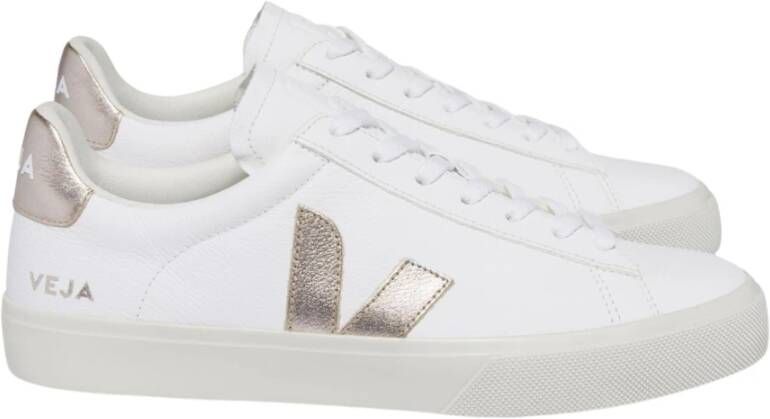 Veja Innovatieve Chroomvrije Leren Sneakers White Dames