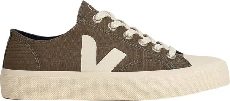 Veja Khaki Low Ripstop Sneakers Green Dames