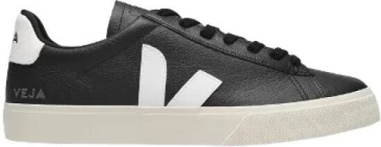 Veja Leather sneakers Black Heren