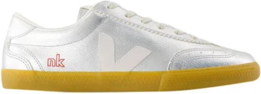 Veja Leather sneakers Gray Heren