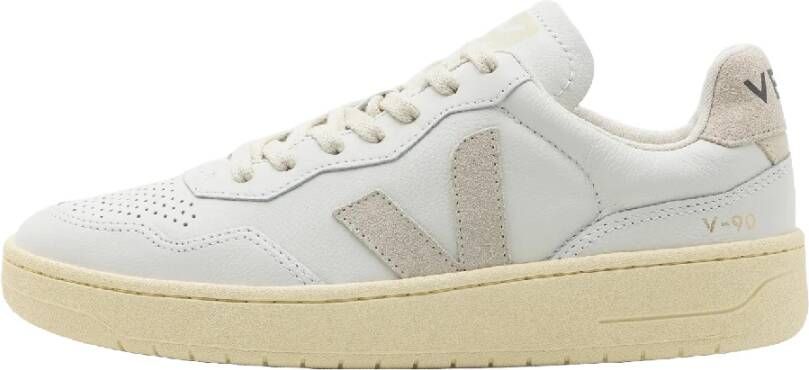 Veja Leder Extra Wit Natuurlijk Sneakers White Dames