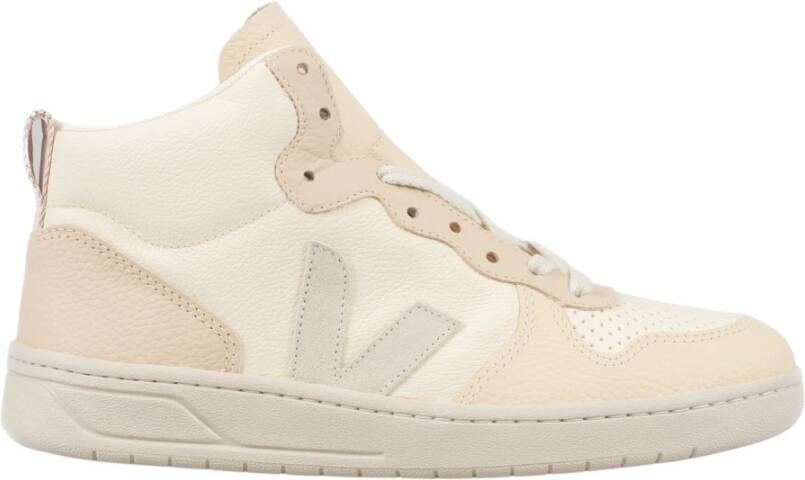 Veja Leren Sneakers Beige Dames