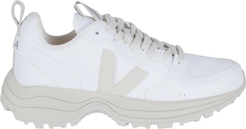 Veja Leren sneakers met wit logo White Dames