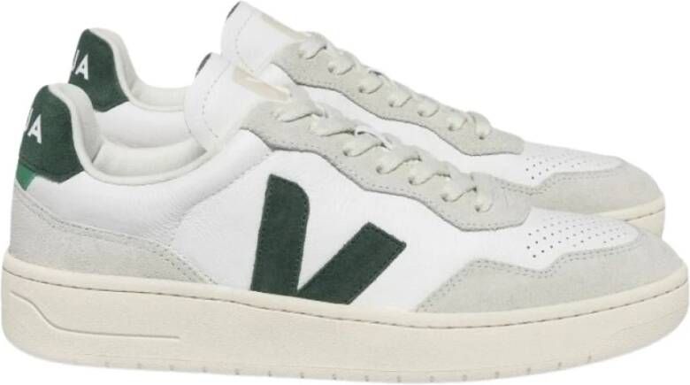 Veja Leren Sneakers Wit & Cyprus Multicolor Heren