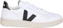 Veja Leren Sneakers Zwart Wit Ronde Neus White Dames - Thumbnail 1