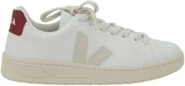 Veja Witte Sneakers met Natuurlijke V-Detail White Dames